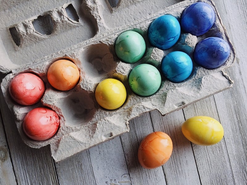 Egg Carton Bats