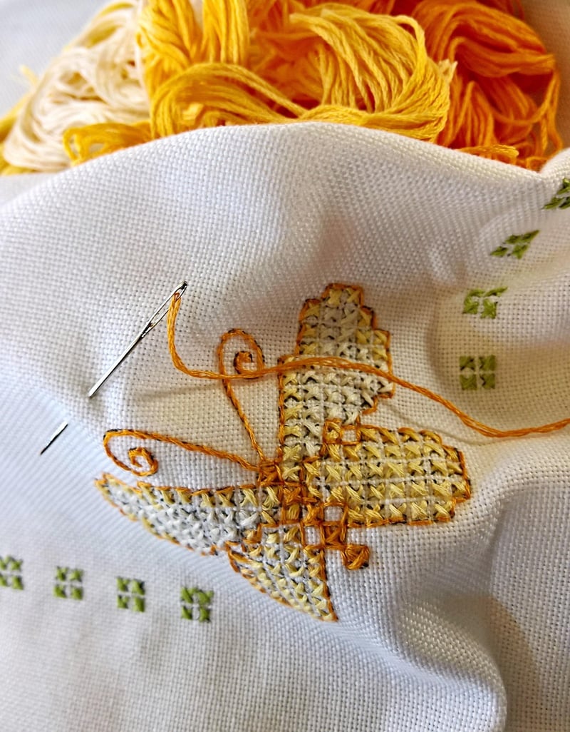 Embroidered Hoop Art
